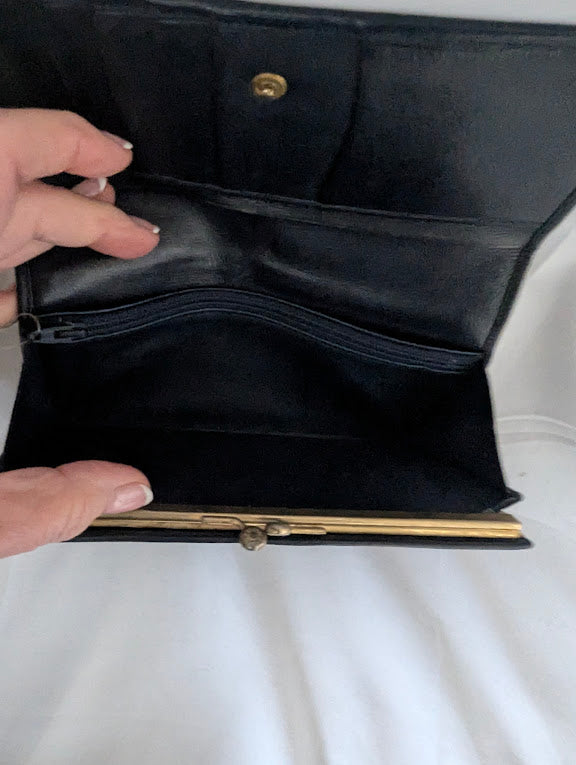 Celine Black Long Wallet