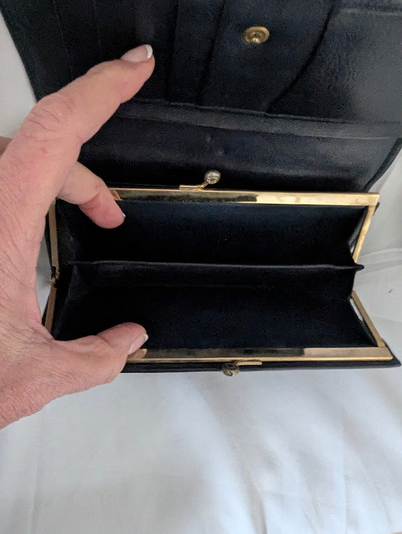 Chanel Black Caviar Long Wallet