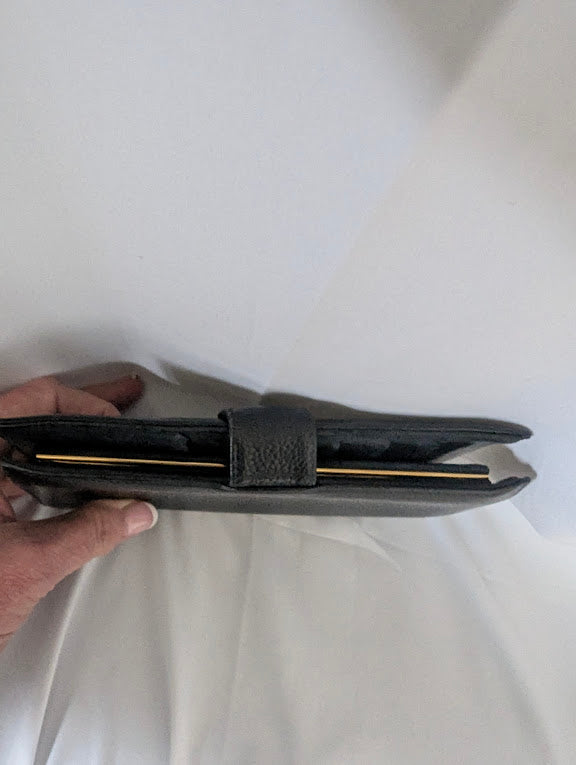 Chanel Black Caviar Long Wallet