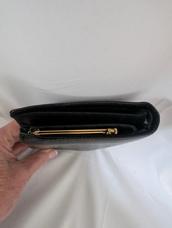 Chanel Black Caviar Long Wallet