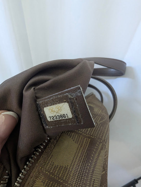 Chanel Brown Travel Line Handbag 2002-2003