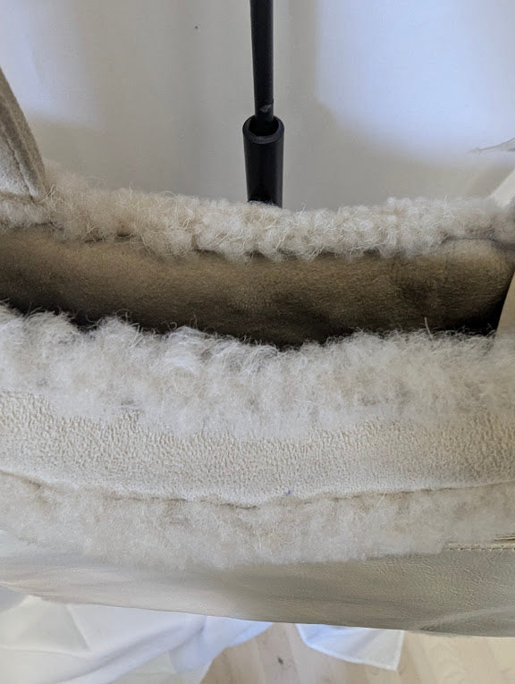 Chanel Fur and Suede Small Bag Late 1990's Series 5