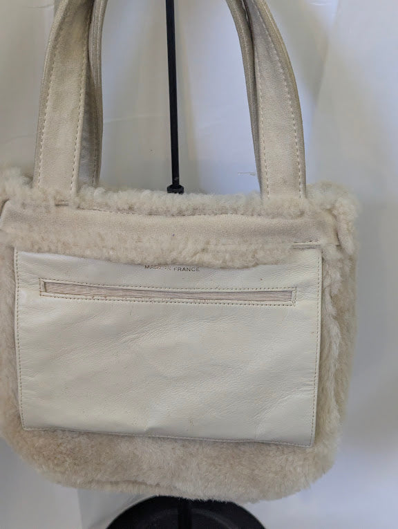Chanel Fur and Suede Small Bag Late 1990's Series 5