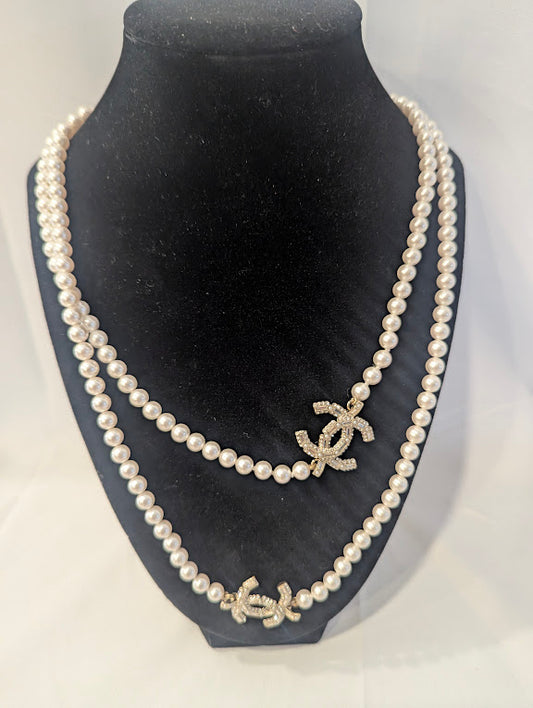 Chanel Long Pearl Necklace