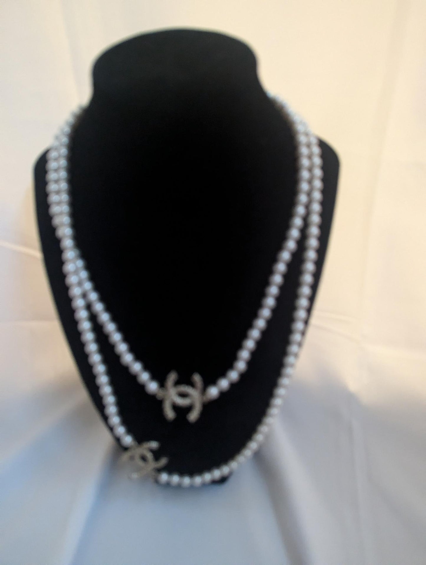 Chanel Long Pearl Necklace