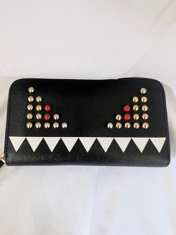 Fendi Monster Collection Zippy Wallet