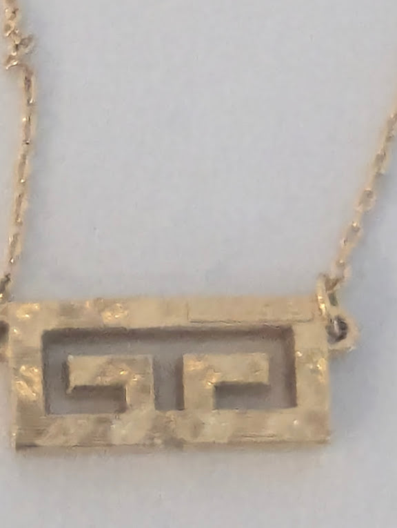 Givenchy Gold Rhinestone Necklace