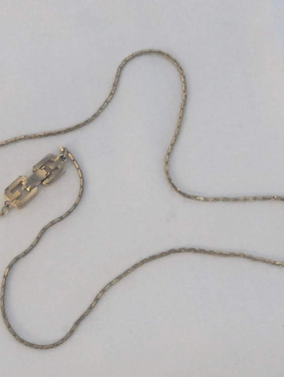Givenchy Gold Square Necklace