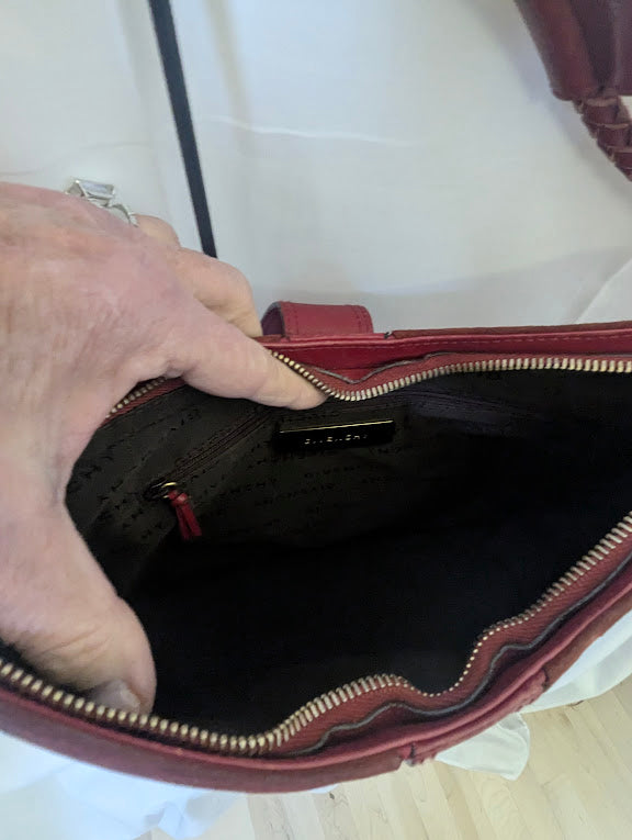 Givenchy Red Suede Shoulder or Handbag