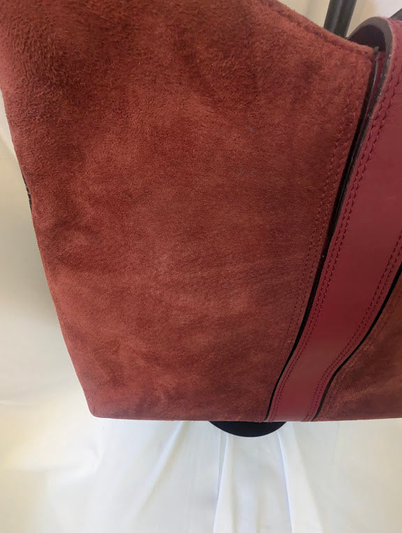 Givenchy Red Suede Shoulder or Handbag