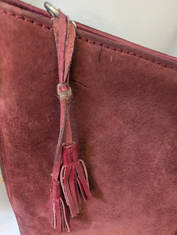 Givenchy Red Suede Shoulder or Handbag