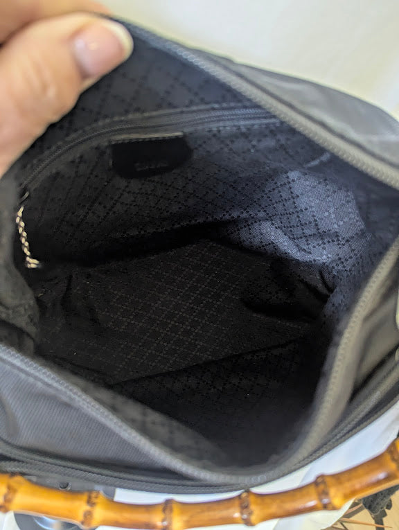 Gucci Black Bamboo Shoulder Bag