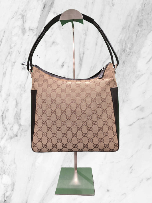 GUCCI GG Canvas Shoulder Bag