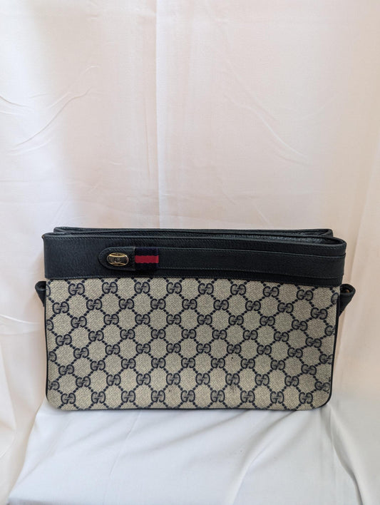 Gucci Navy Clutch No Strap