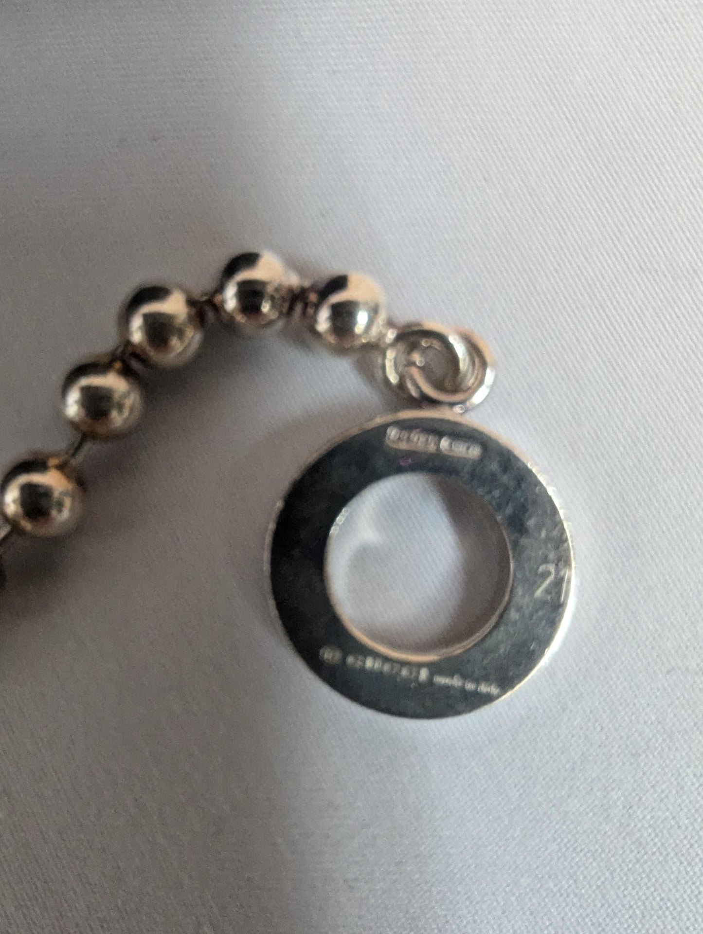 Gucci Silver Ball Bracelet
