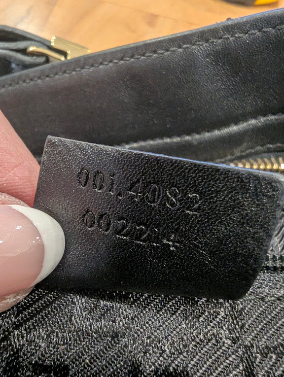 Gucci Vintage Tom Ford Era Jackie Suede Shoulder Bag