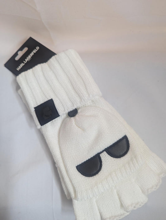 Karl Lagerfeld Sunglass White Mittens