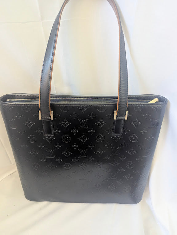 Louis Vuitton Black Mat Wilwood Bag 2 Front Pockets