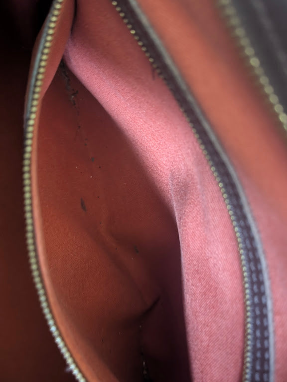 Louis Vuitton Chelsea Damier Ebene Coated Canvas Handbag