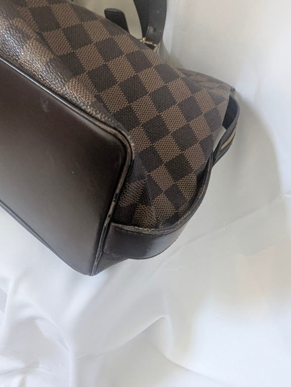 Louis Vuitton Chelsea Damier Ebene Coated Canvas Handbag