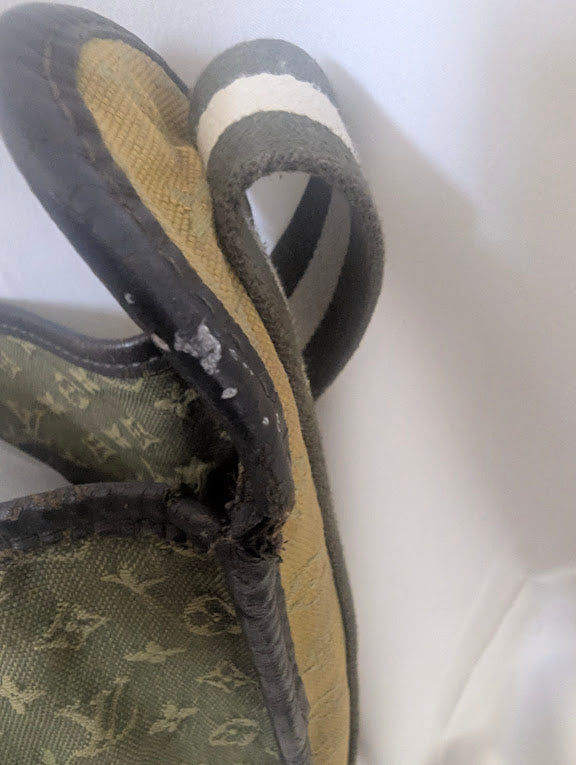 Louis Vuitton 2006 Mini Lin Mary Kate Green Canvas Monogram Bag