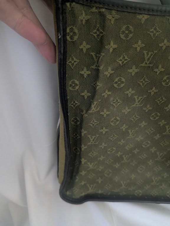 Louis Vuitton 2006 Mini Lin Mary Kate Green Canvas Monogram Bag