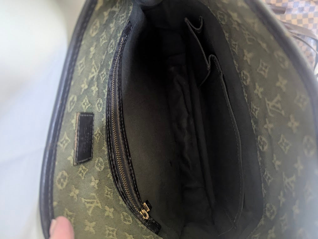 Louis Vuitton 2006 Mini Lin Mary Kate Green Canvas Monogram Bag
