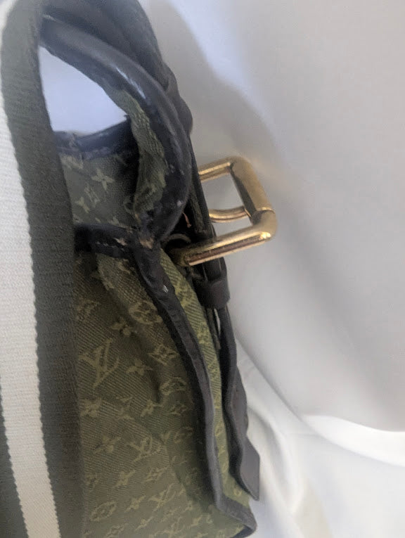 Louis Vuitton 2006 Mini Lin Mary Kate Green Canvas Monogram Bag