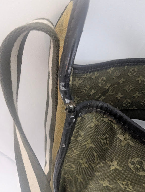 Louis Vuitton 2006 Mini Lin Mary Kate Green Canvas Monogram Bag