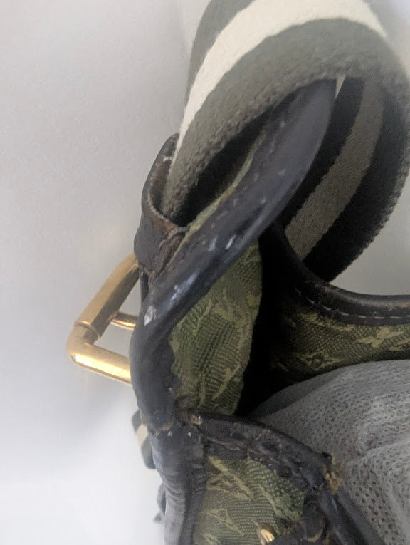 Louis Vuitton 2006 Mini Lin Mary Kate Green Canvas Monogram Bag