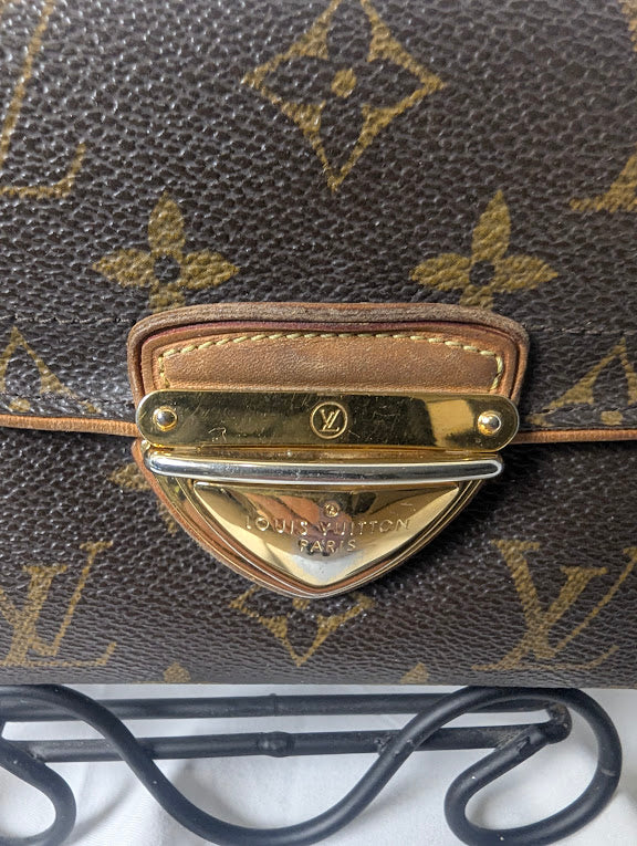 Louis Vuitton Monogram Mahina Lock Style Wallet