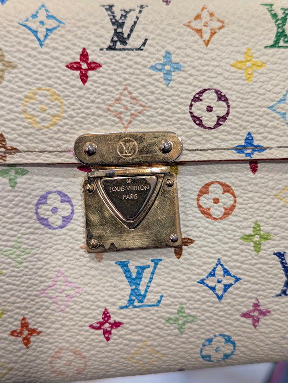 Louis Vuitton White Murakami Koala Wallet