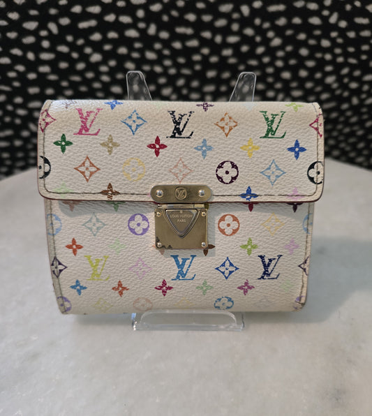 Louis Vuitton White Murakami Koala Wallet