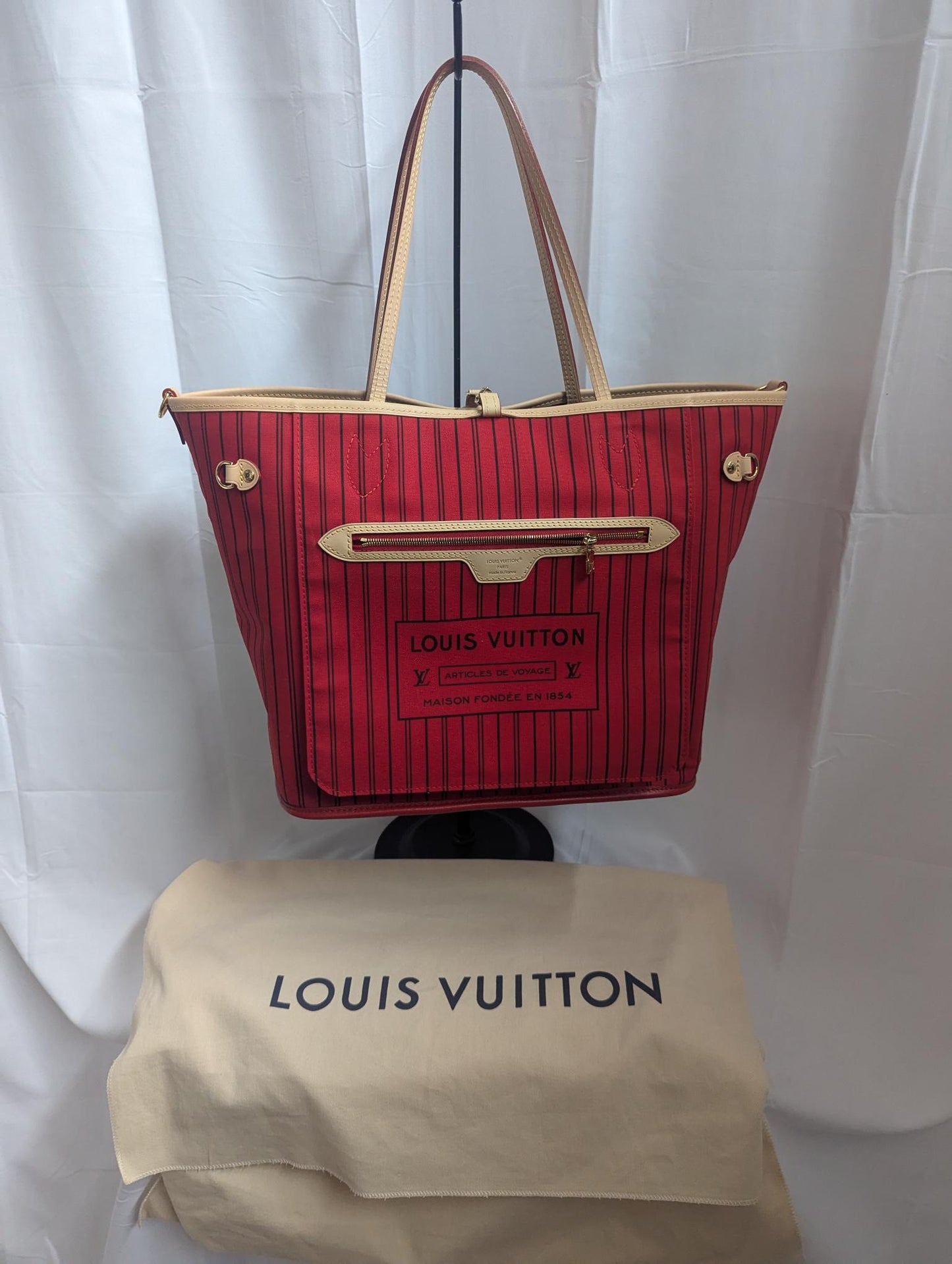 Louis Vuitton Neverfull Inside Out MM ST.MNG R.S (Medium Red) - UNUSED
