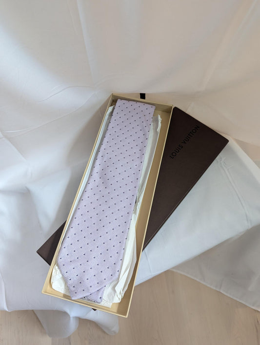 Louis Vuitton Silk Pink Tie