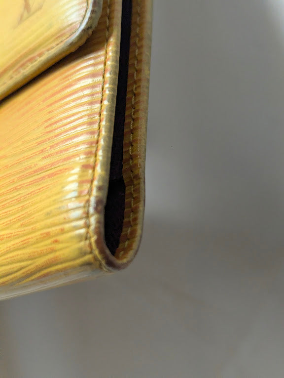 Louis Vuitton Yellow Epi Wallet