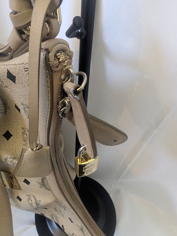 MCM Beige Shoulder Bag