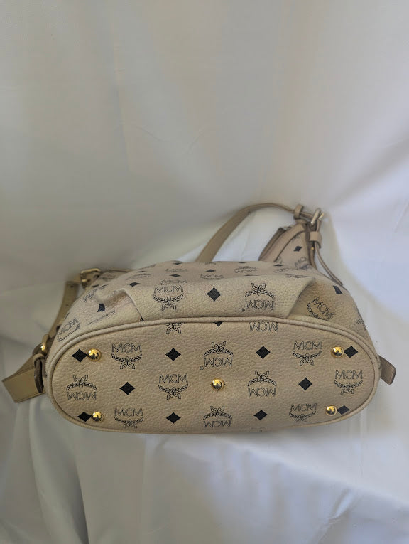 MCM Beige Shoulder Bag