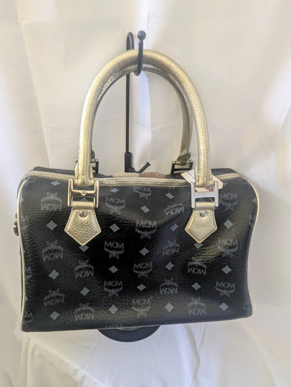 MCM Navy with Lion Handbag