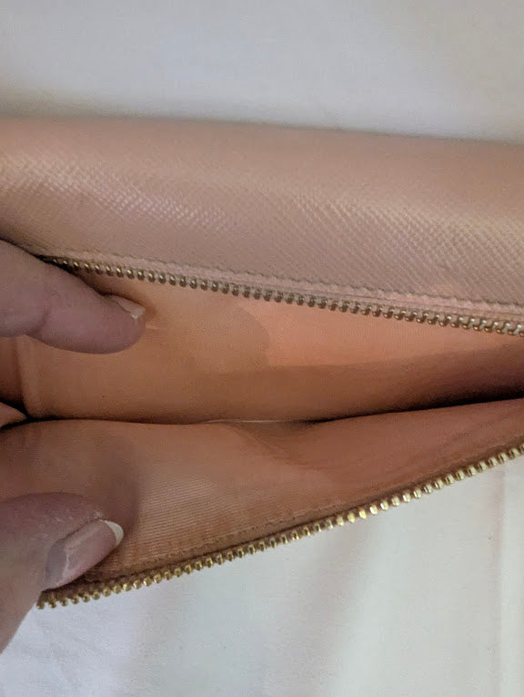 Prada Pink Wallet with Bow