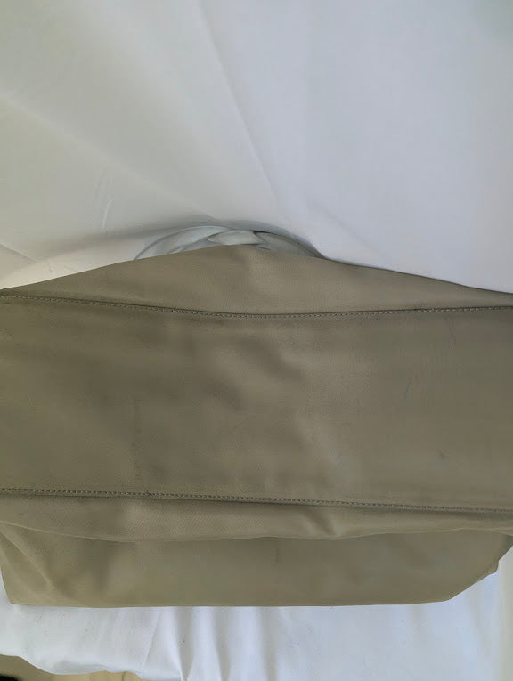 Prada Tan  Nylon Tote Acrylic Handle