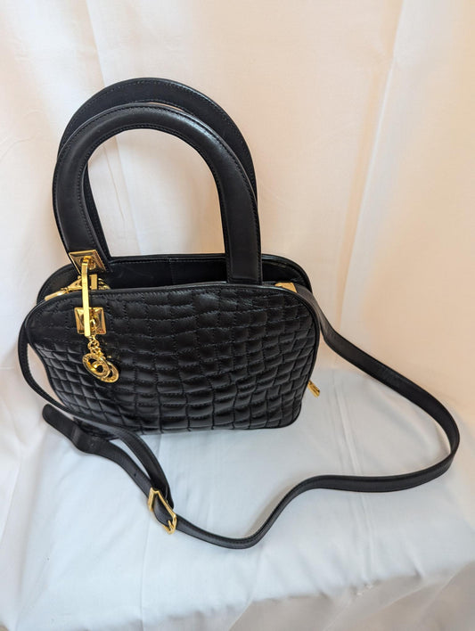 Valentino Orlandi Small Black with Gold Handbag