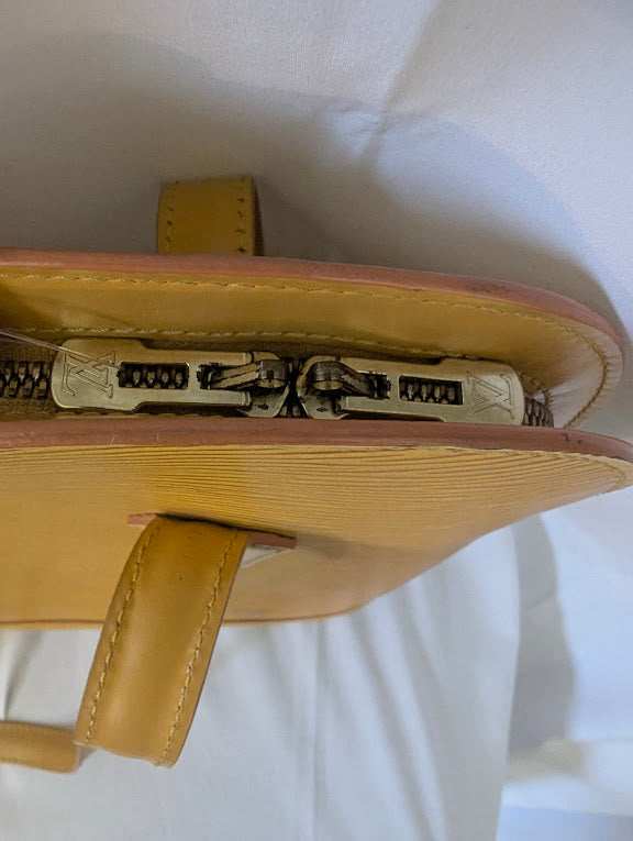 Louis Vuitton Yellow Epi Lussac Shoulder Bag