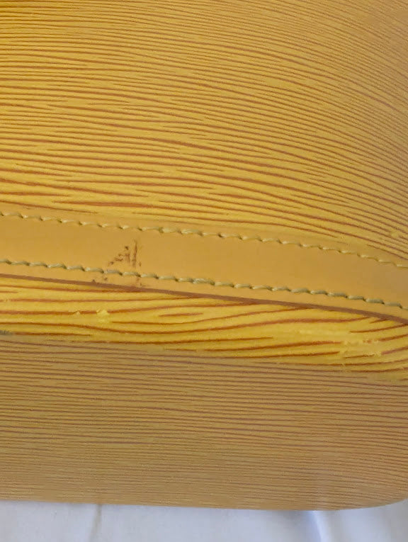 Louis Vuitton Yellow Epi Lussac Shoulder Bag