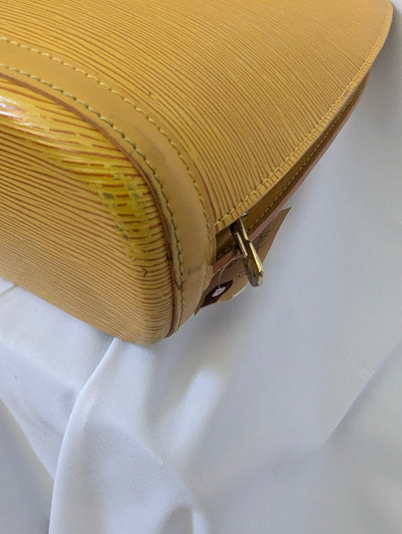 Louis Vuitton Yellow Epi Lussac Shoulder Bag