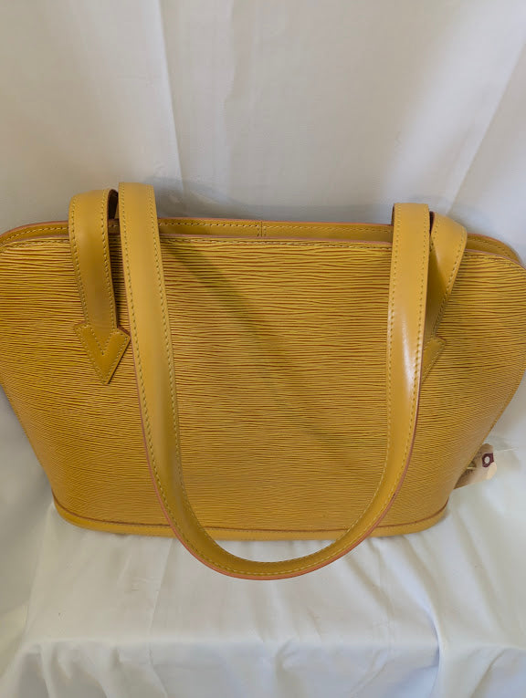 Louis Vuitton Yellow Epi Lussac Shoulder Bag