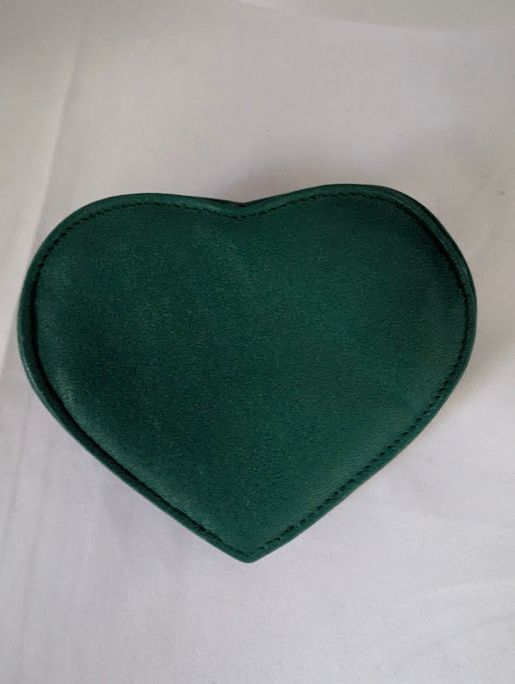 Christian Dior Green Heart Coin Case