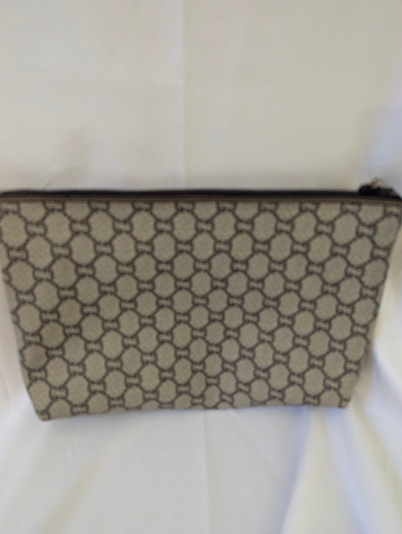 Gucci Plus 1970s Brown Vintage Pouch with Tag