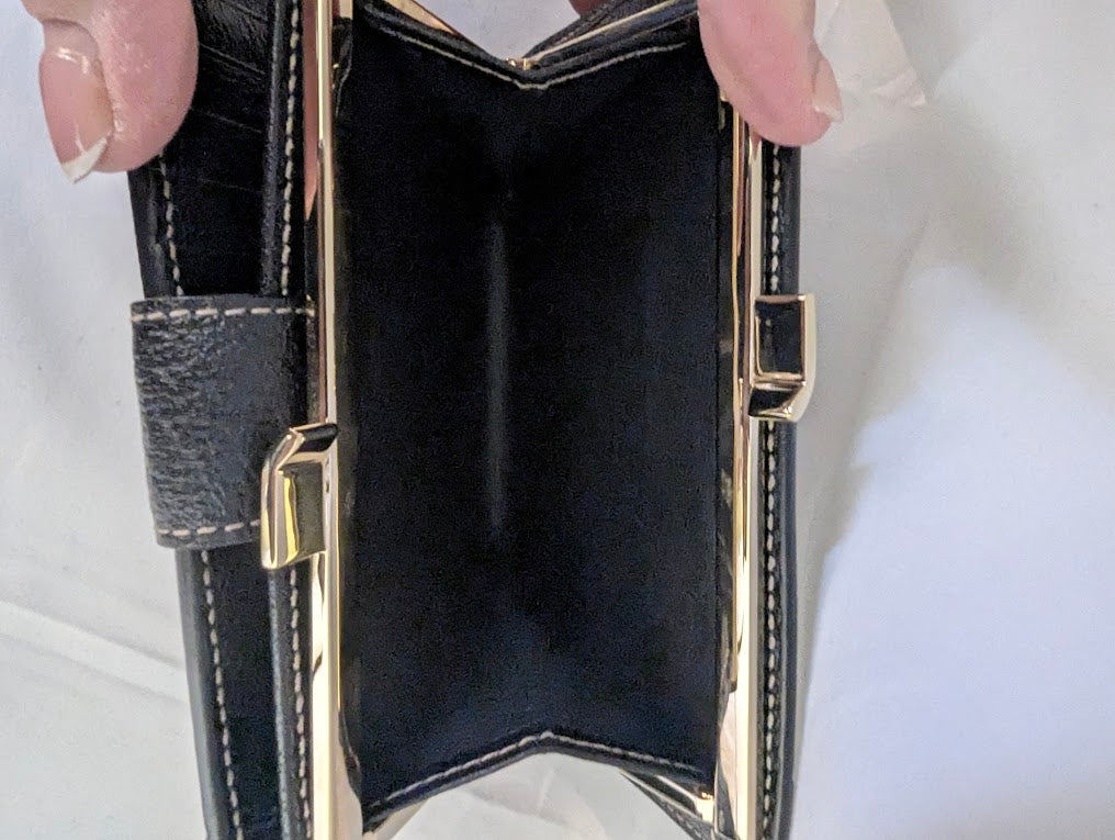 Gucci Small Printed Heart and Chain Motif Wallet in Box