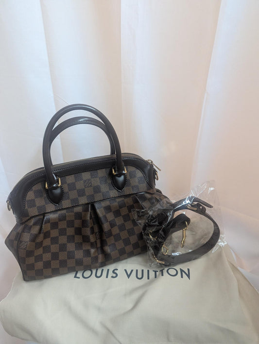 Louis Vuitton Brown Damier Ebene Coated Canvas Shoulder Bag